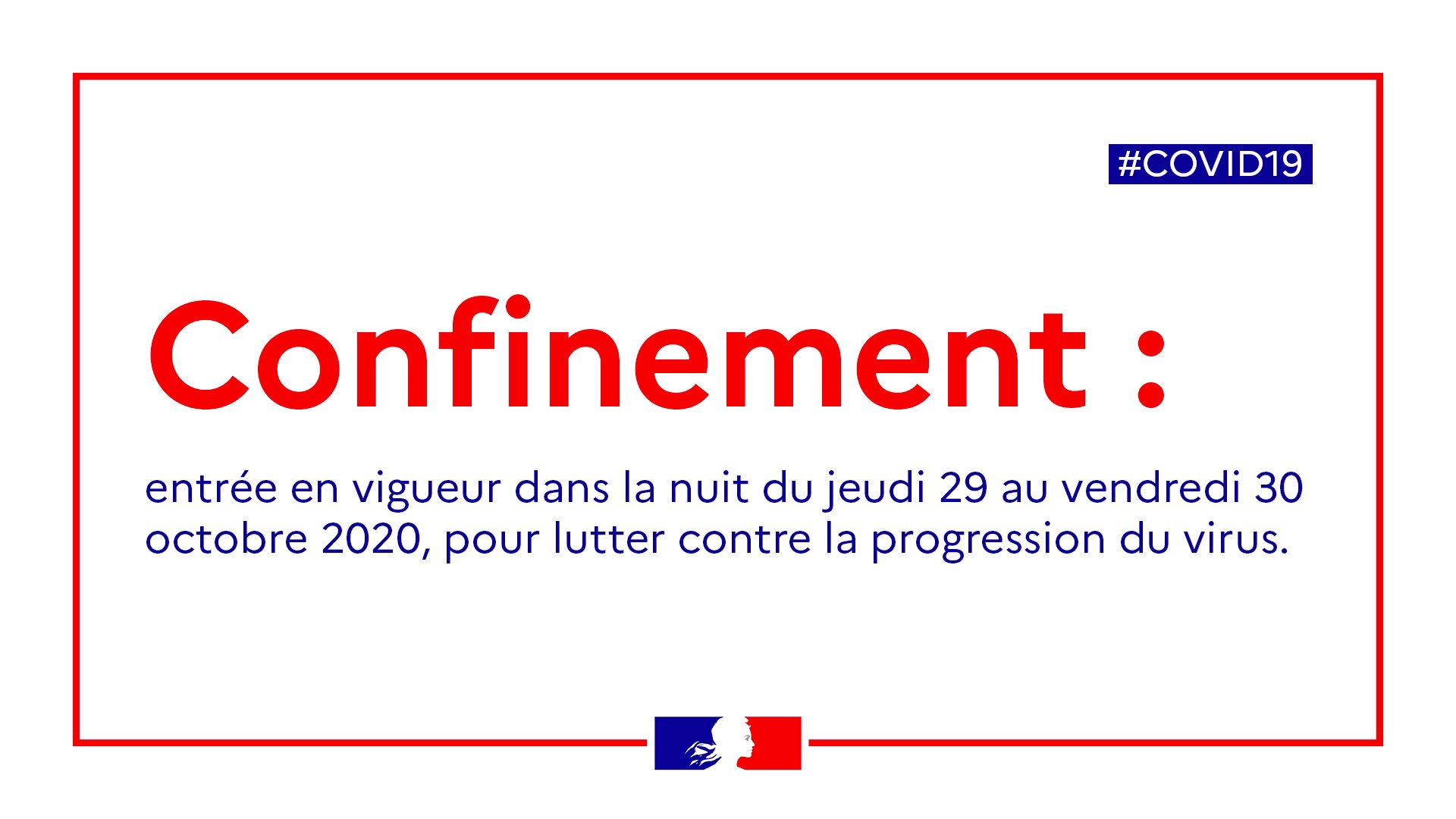 2020-10-29-reconfinement Confinement