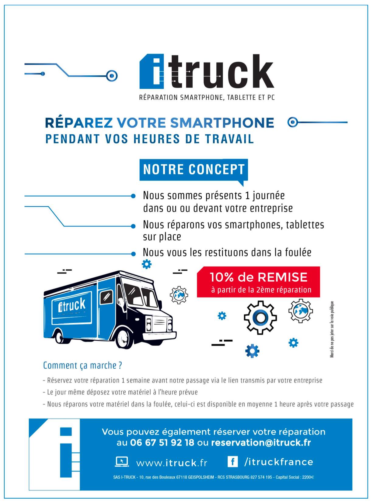 itruck réparation smartphone tablettes