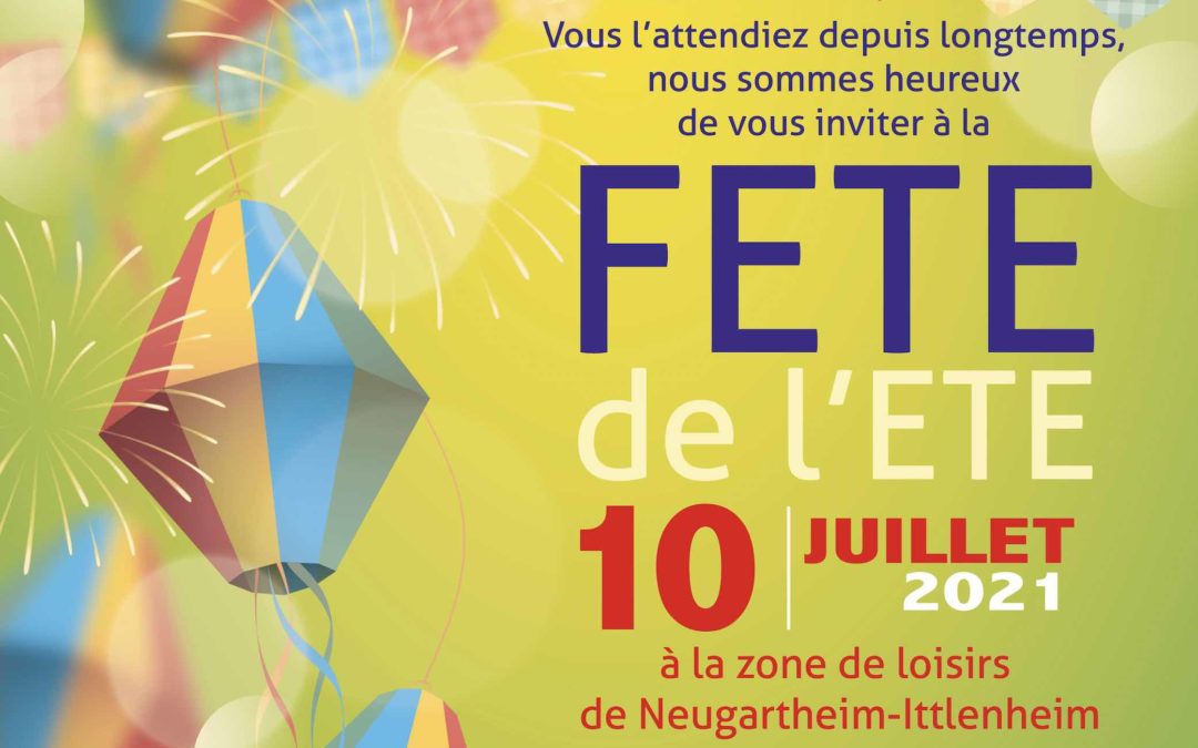 FÊTE DE L’ÉTÉ LE SAMEDI 10 JUILLET