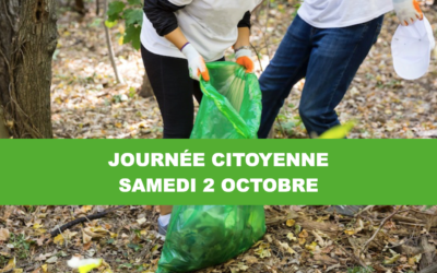 Journée citoyenne samedi 2 octobre