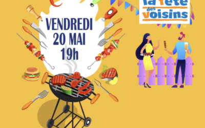 Fête des voisins le 20 Mai à 19h