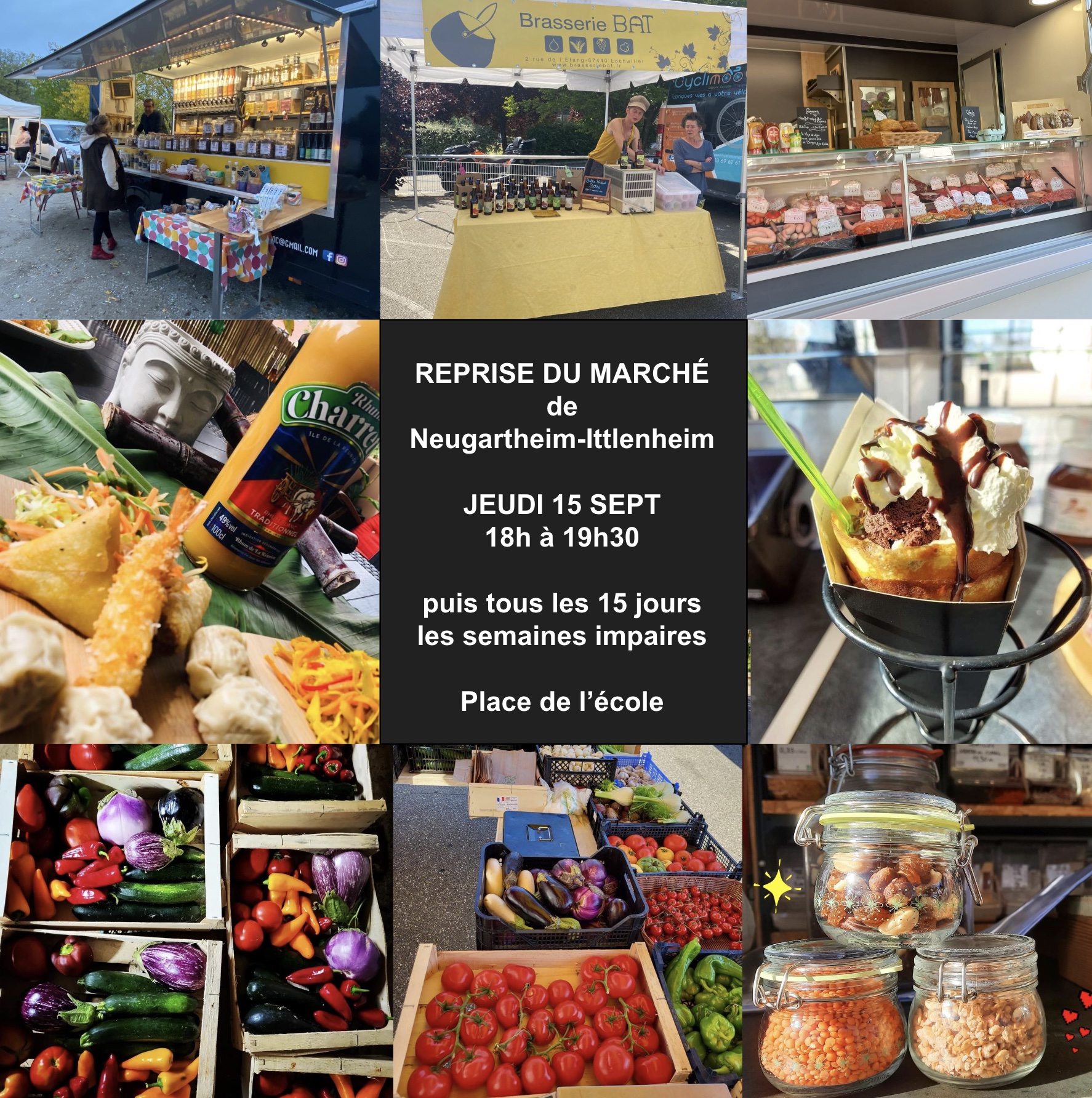 reprise du marché