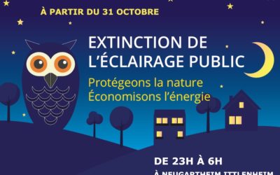 Extinction de l’éclairage public la nuit de 23h à 6h